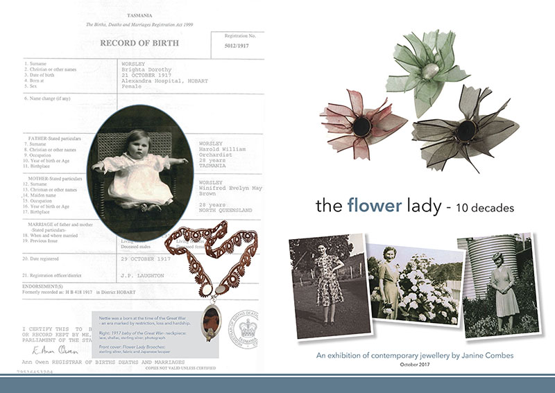 janine combes catalogue The flower lady - 10 decades